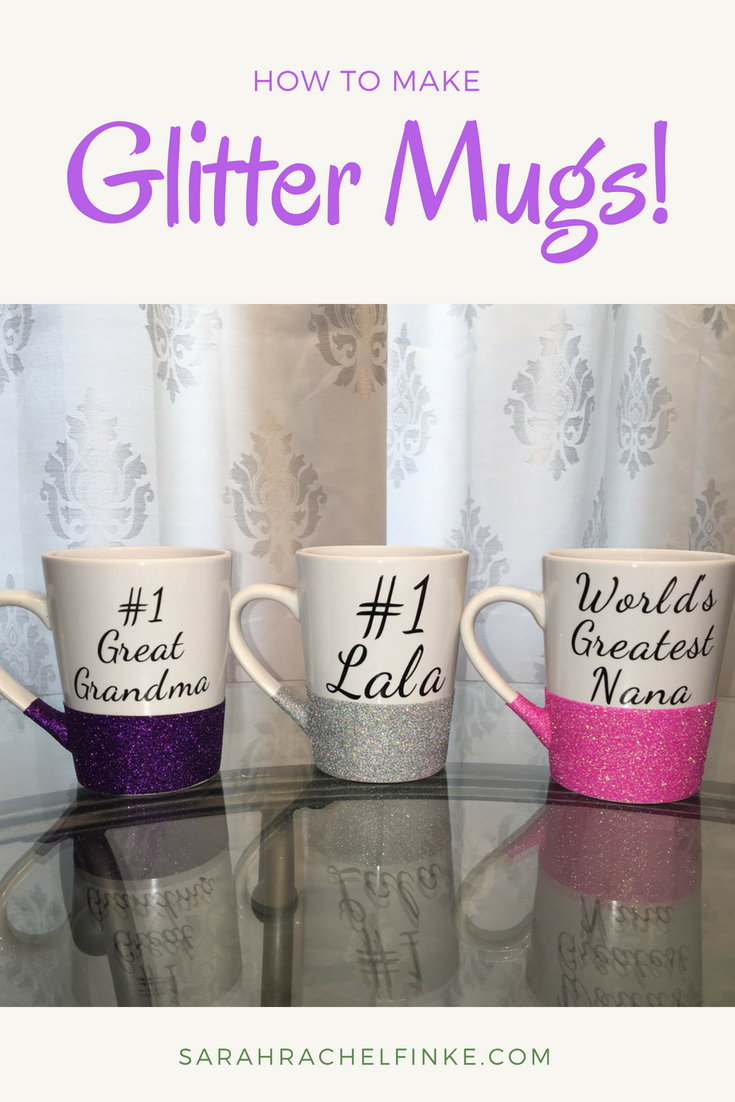 How To Make Glitter Mugs