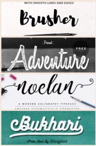 free fonts script commerical use